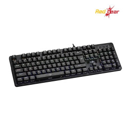 Redgear Shadow Amulet Mechanical Keyboard with Clicky Blue Switch, Rainbow Led Modes, Wired